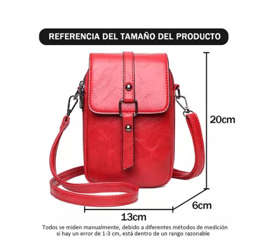Foto 3 pulgar | Cartera Bandolera Wünd Roja