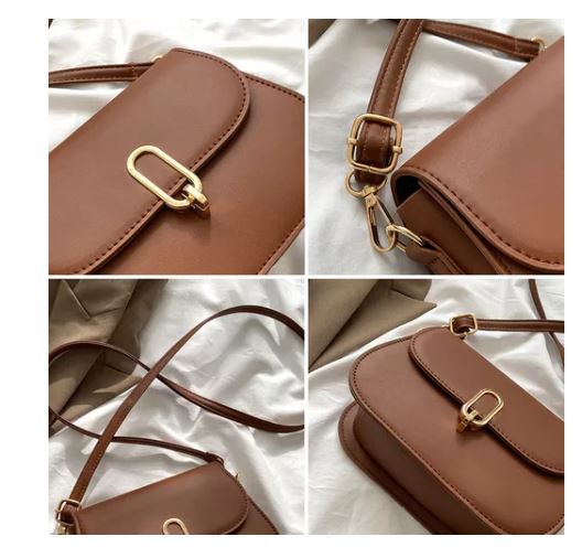 Foto 3 pulgar | Bolsa Crossbody Wünd Marrón Retro Casual