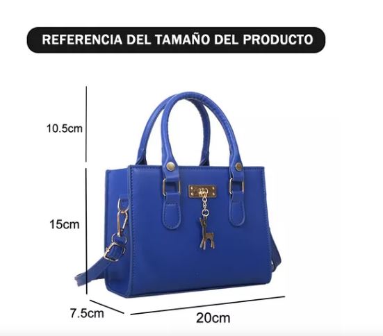 Foto 4 pulgar | Bolso Bandolera de Mano Wünd Tote Azul