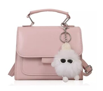 Foto 1 | Bolso Bandolero Pequeño Wünd Rosa para Mujer