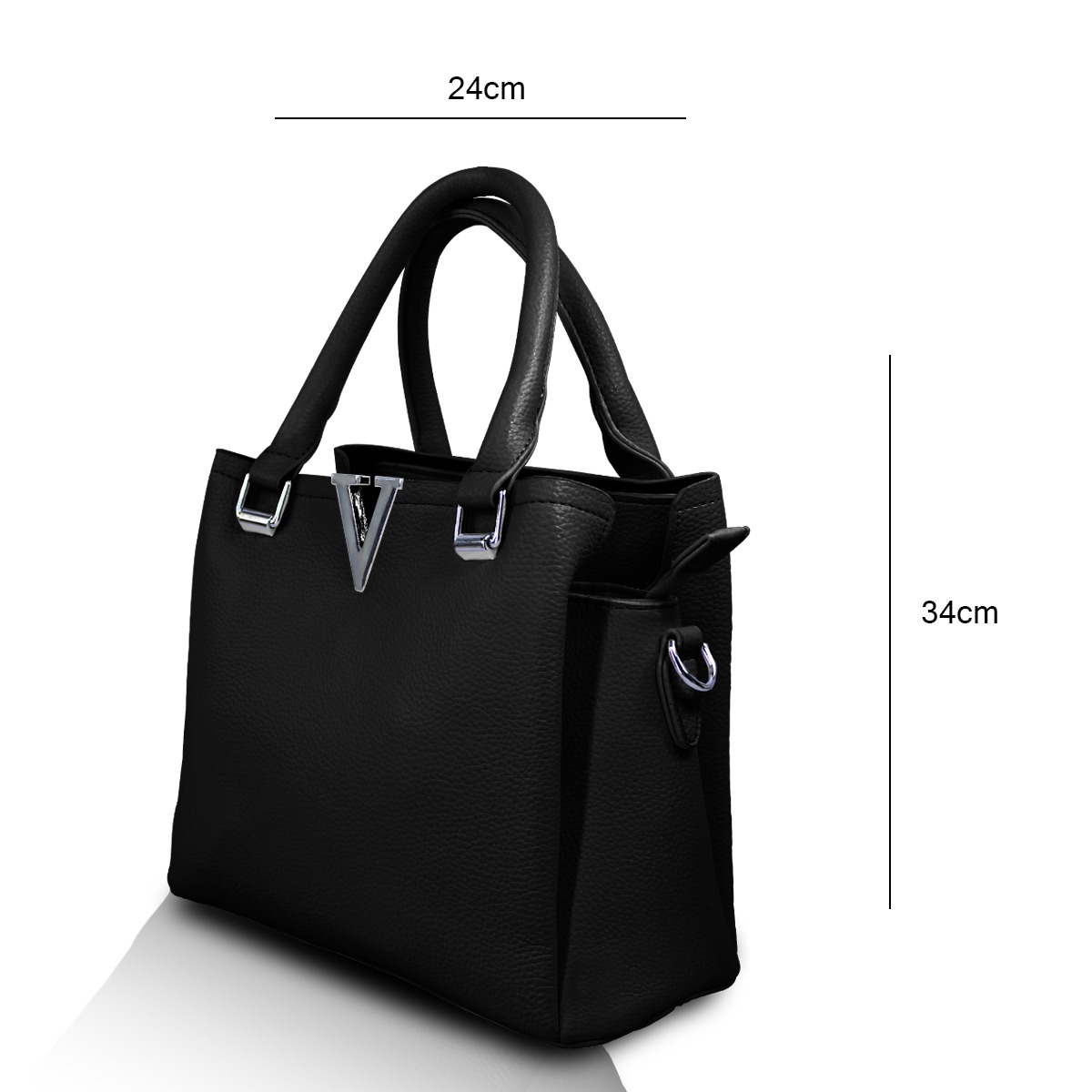 Foto 2 | Bolsa de Hombro Playbox Negra