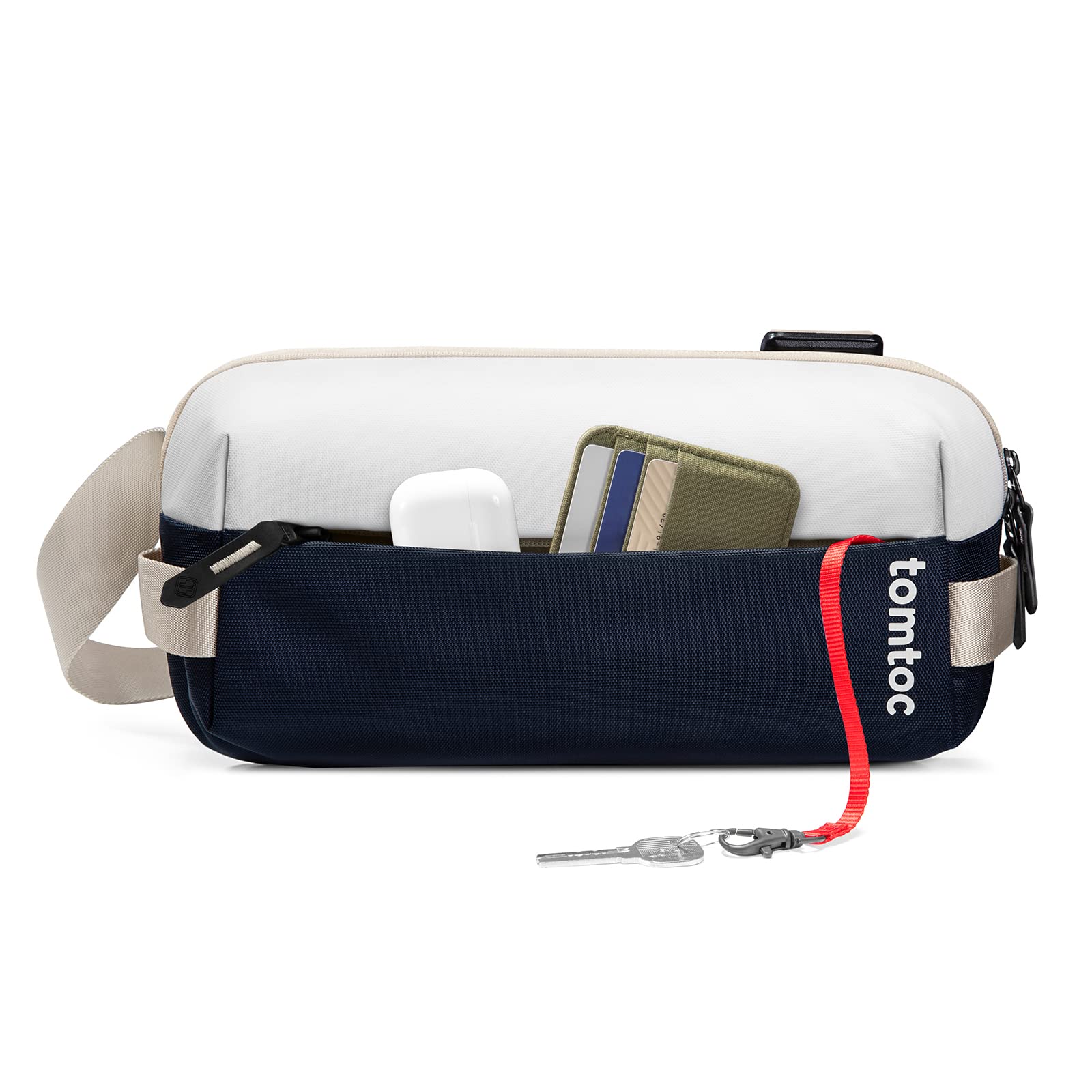 Bandolera Tomtoc Compact Edc Inky Blue 4l Unisex - Venta Internacional