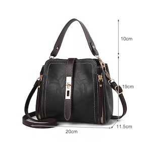 Foto 5 | Bolsa Para Mujer Belug color Negro