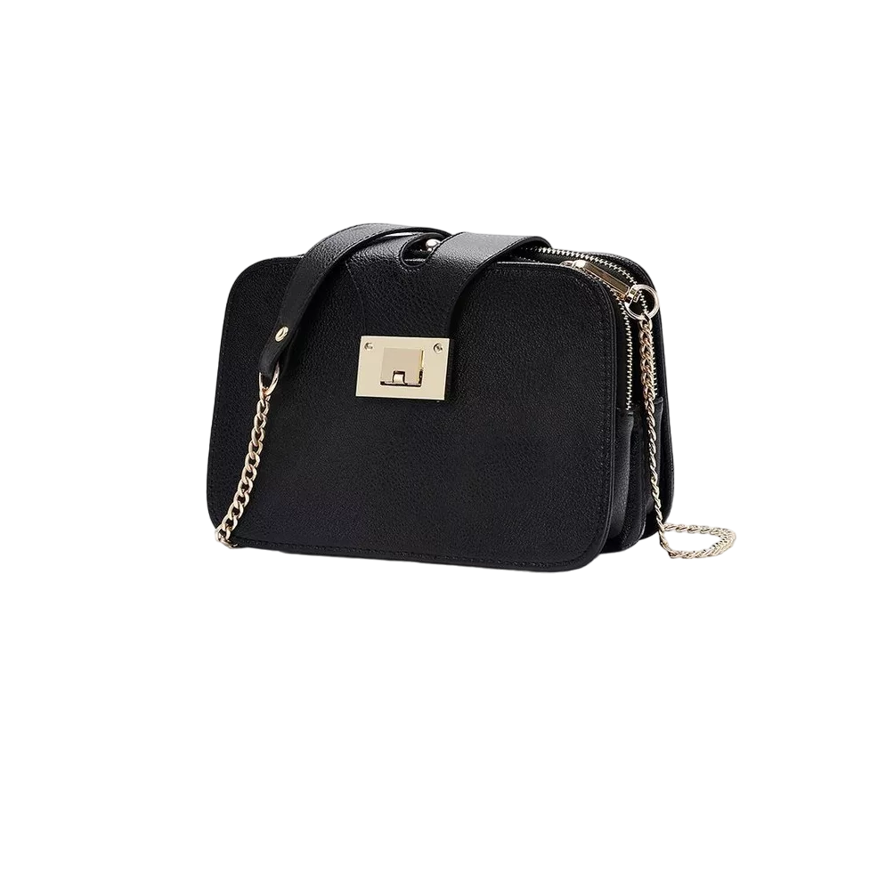 Foto 2 pulgar | Bolso Bandolera Belug Negra para Mujer