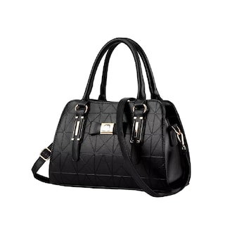Foto 1 | Bolsa Tote Bolso de Mano con Gran Capacidad Negro para Mujer