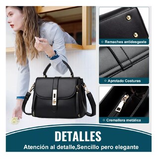 Foto 2 | Bolsa Impermeable Tote Crossbody Bandolera para Mujer