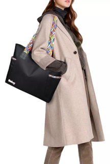Foto 2 | Bolso de Gran Capacidad Ligeros Negro para Mujer