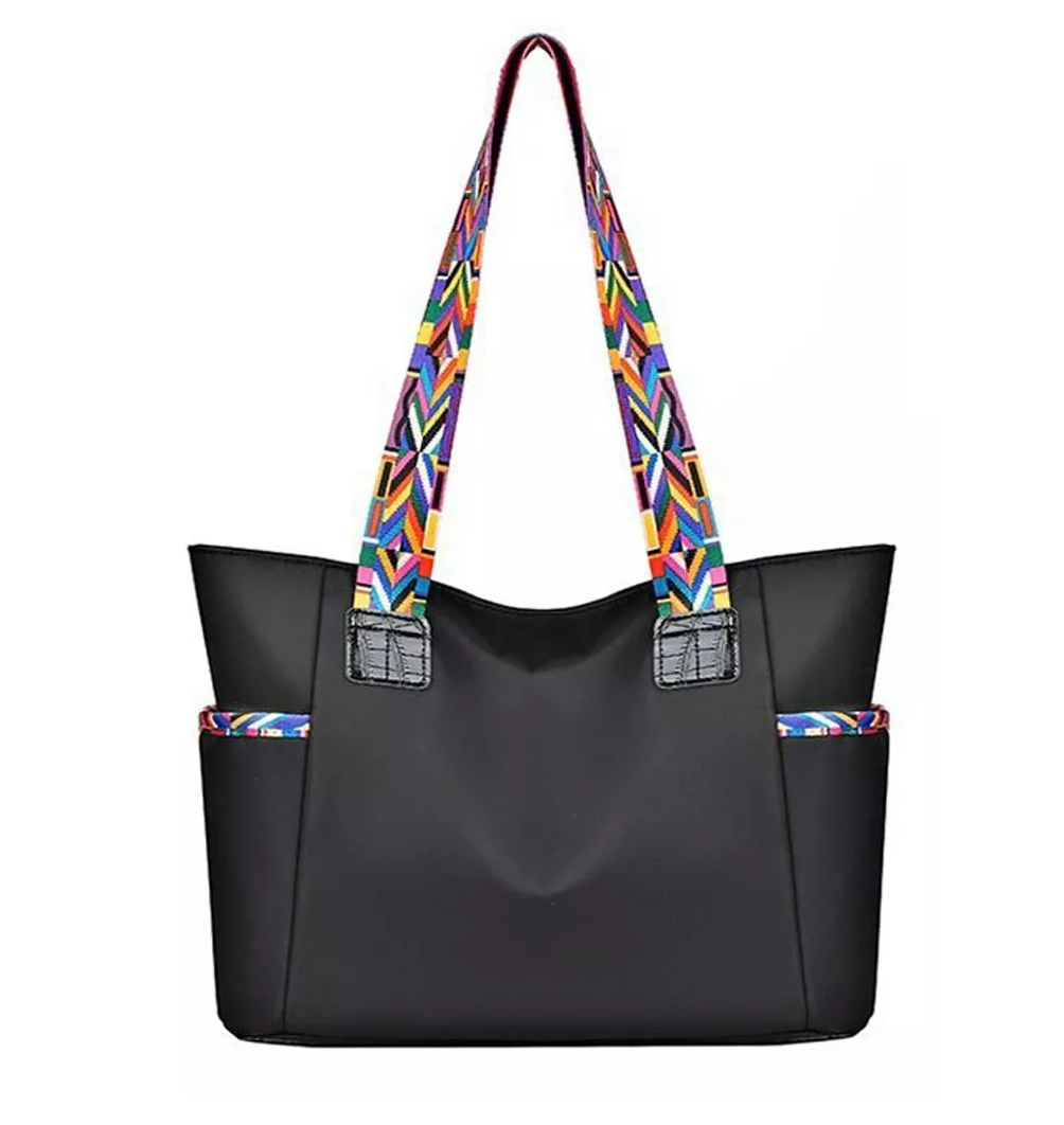 Foto 5 | Bolso de Gran Capacidad Ligeros Negro para Mujer