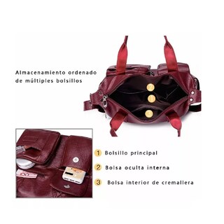 Foto 2 | Bolsa De Mano Y Hombro De Gran Capacidad Para Mujer