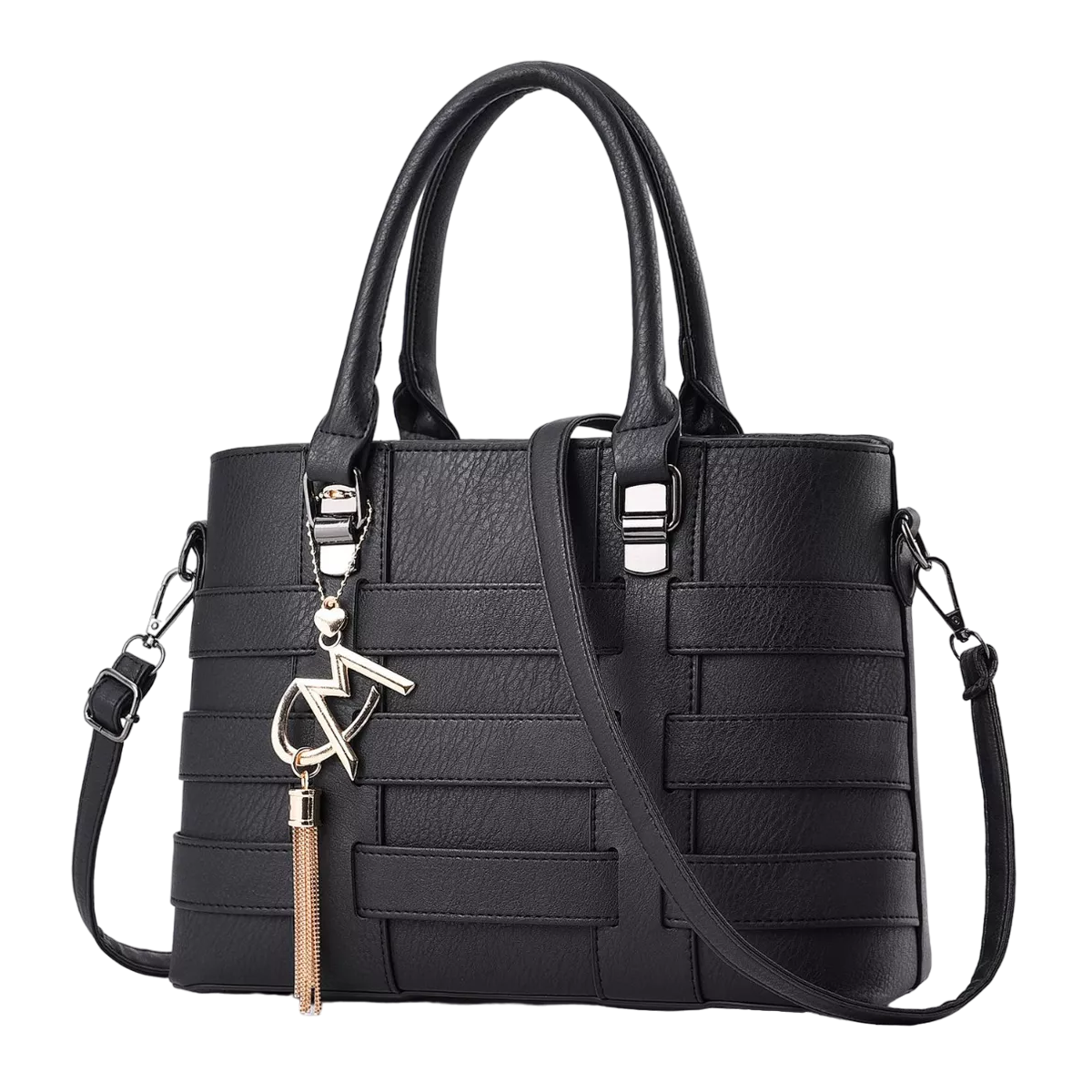 Bolsas De Mano Para Mujer Bandolera Moda Hombro Tote Negro