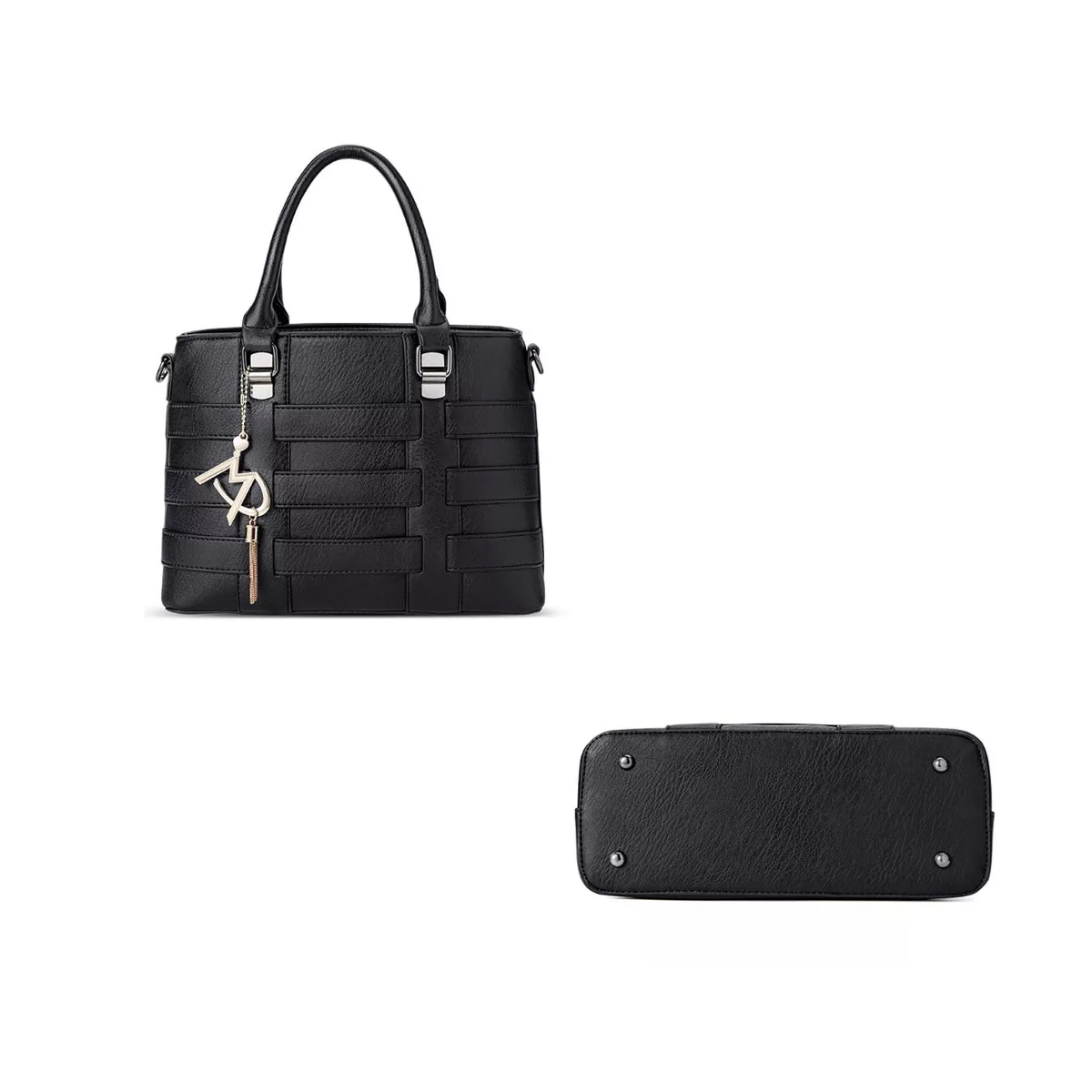 Foto 4 pulgar | Bolsas De Mano Para Mujer Bandolera Moda Hombro Tote Negro
