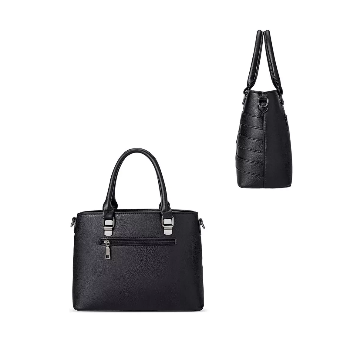 Foto 5 pulgar | Bolsas De Mano Para Mujer Bandolera Moda Hombro Tote Negro