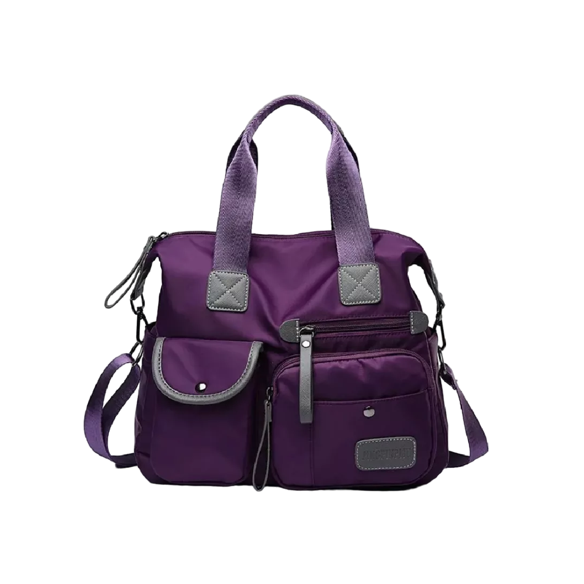 Bolso Multifuncional Impermeable Y Antirrobo Para Mujer Morada