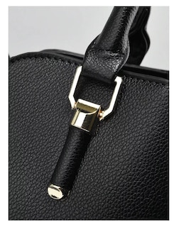 Foto 5 | Bolsas De Mujer Crossbody Bandolera Cartera Casual Vintage 2 Pzs Negro