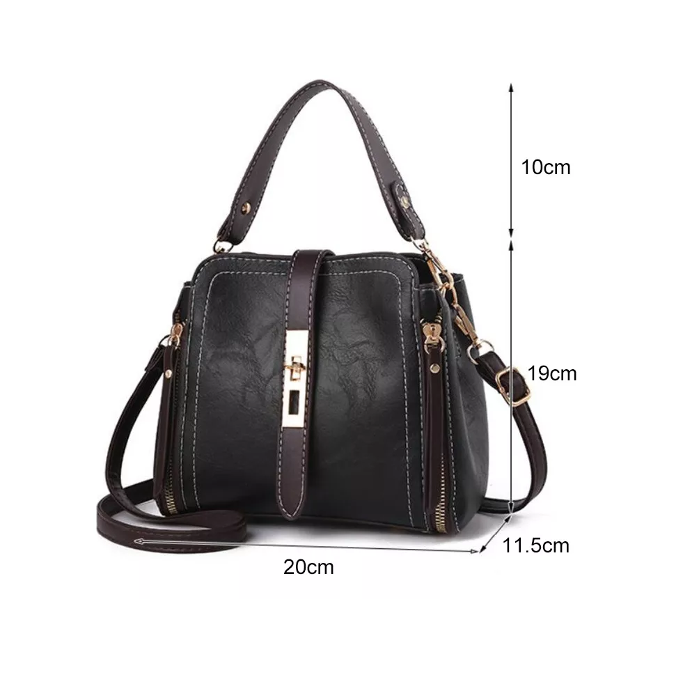 Foto 6 pulgar | Bolsa Para Dama Crossbody De Hombro Correa Ajustable, Negro