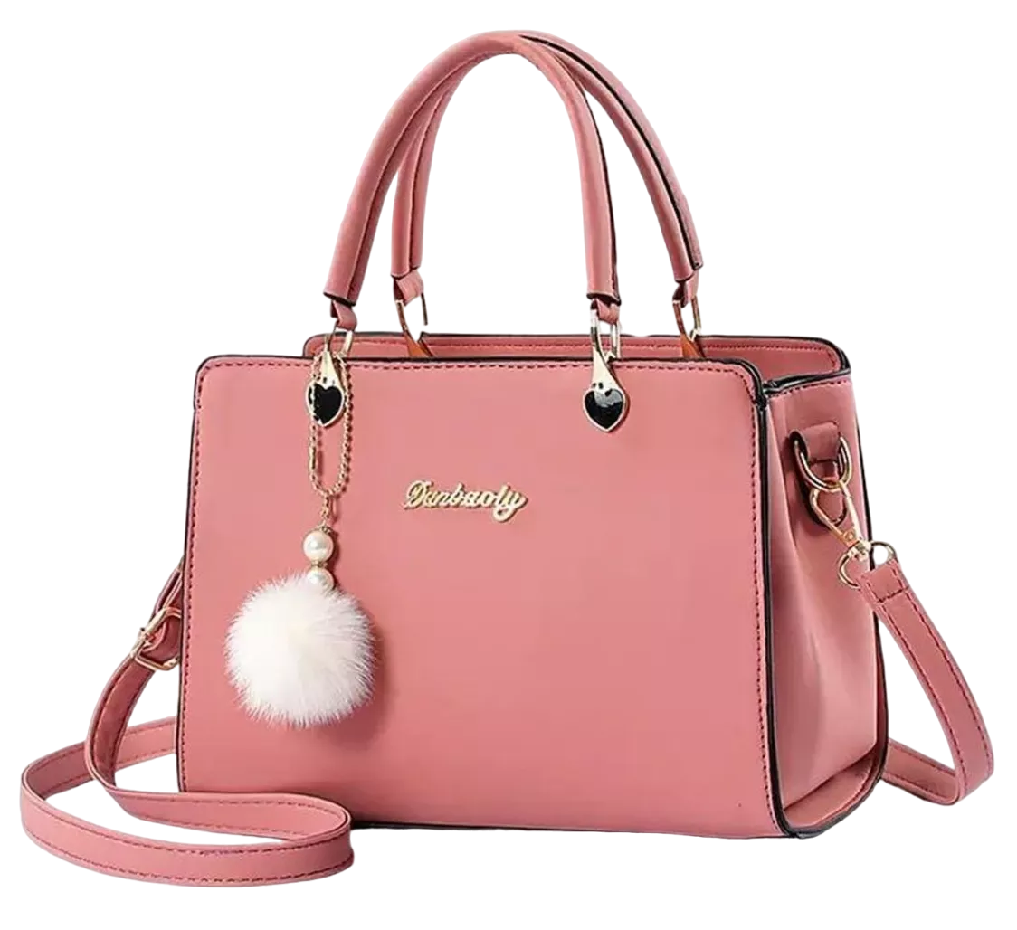 Foto 2 pulgar | Bolsa De Mujer Crossbody Bandolera Casual Vintage Moda Pendient Rosa