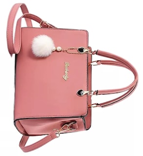 Foto 2 | Bolsa De Mujer Crossbody Bandolera Casual Vintage Moda Pendient Rosa