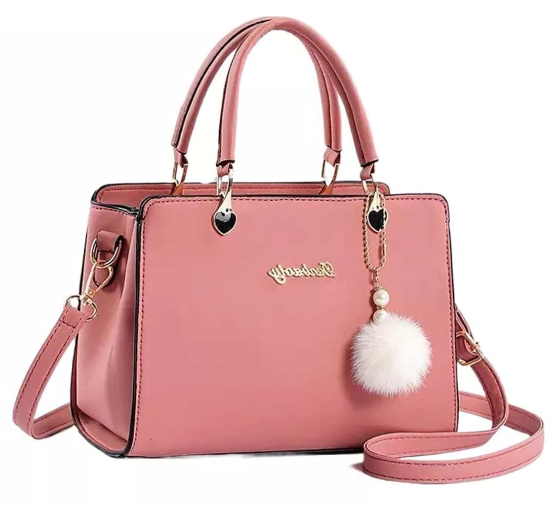 Foto 5 pulgar | Bolsa De Mujer Crossbody Bandolera Casual Vintage Moda Pendient Rosa