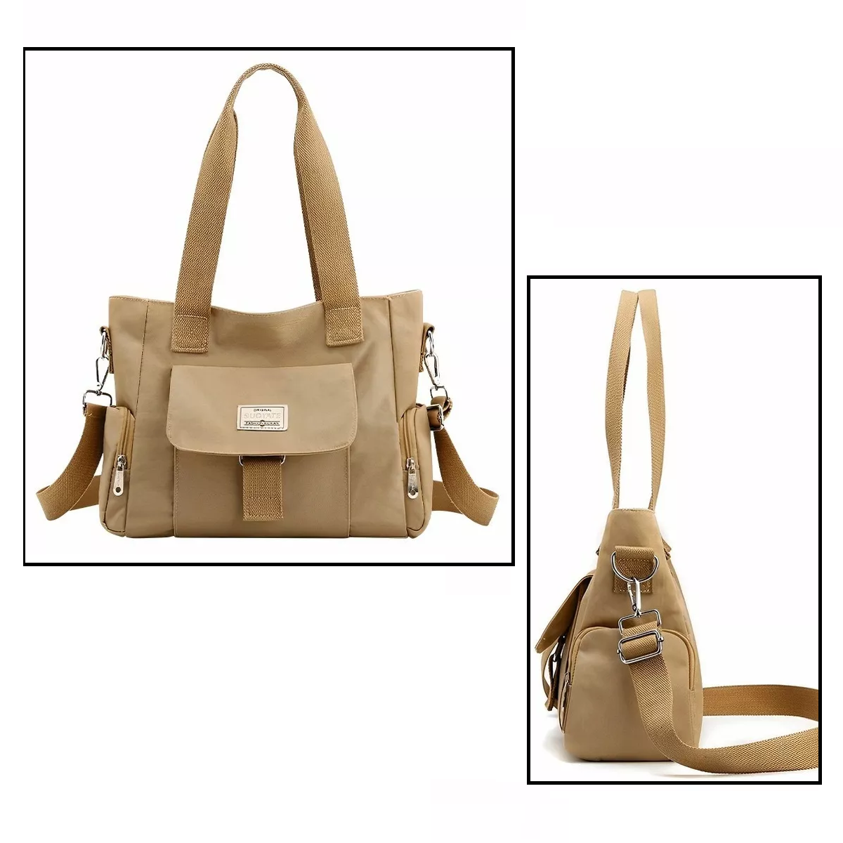 Foto 4 pulgar | Elegante Bolso Resistente Al Agua Y Antirrobo Para Mujer