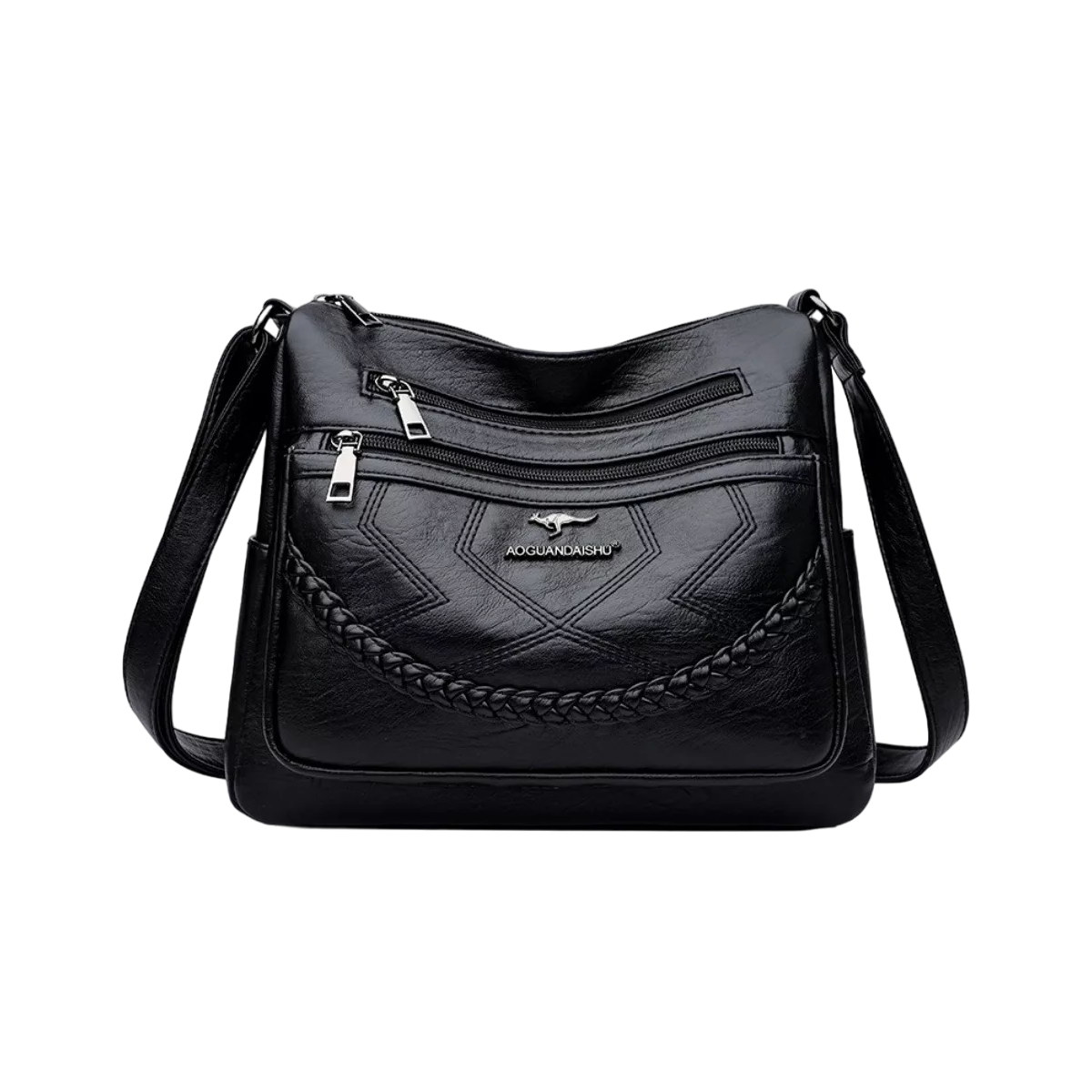 Foto 2 pulgar | Bolso Para Mujer Casual De Nueva Moda Para Bandolera Cruzada Negro