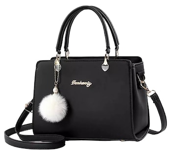 Foto 1 | Bolsa de Mujer Crossbody Bandolera Casual Vintage Negra