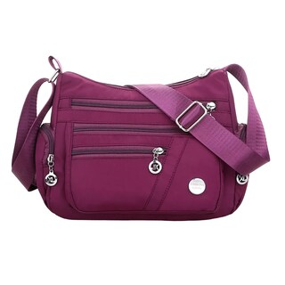 Foto 1 | Bolso Multifuncional Impermeable y Antirrobo Púrpura para Mujer