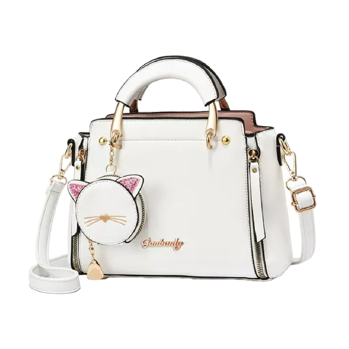 Bolso Casual Vintage Blanca para Mujer