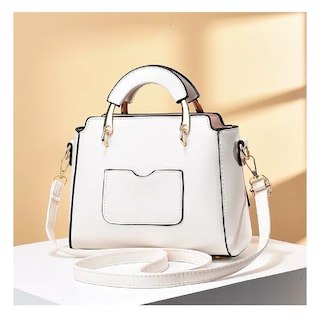 Foto 2 | Bolso Casual Vintage Blanca para Mujer