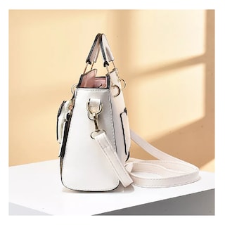 Foto 3 | Bolso Casual Vintage Blanca para Mujer