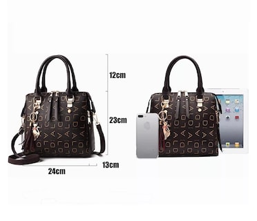 Foto 2 | Bolso de Mano Negro para Mujer Diseño de Gato