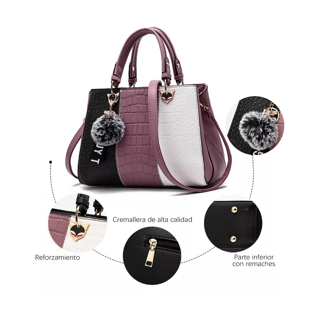 Foto 2 | Bolso Tote para Mujer Bandolera