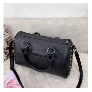 Foto 4 | Bolso de Mano Gótico de Cuero Color Negro