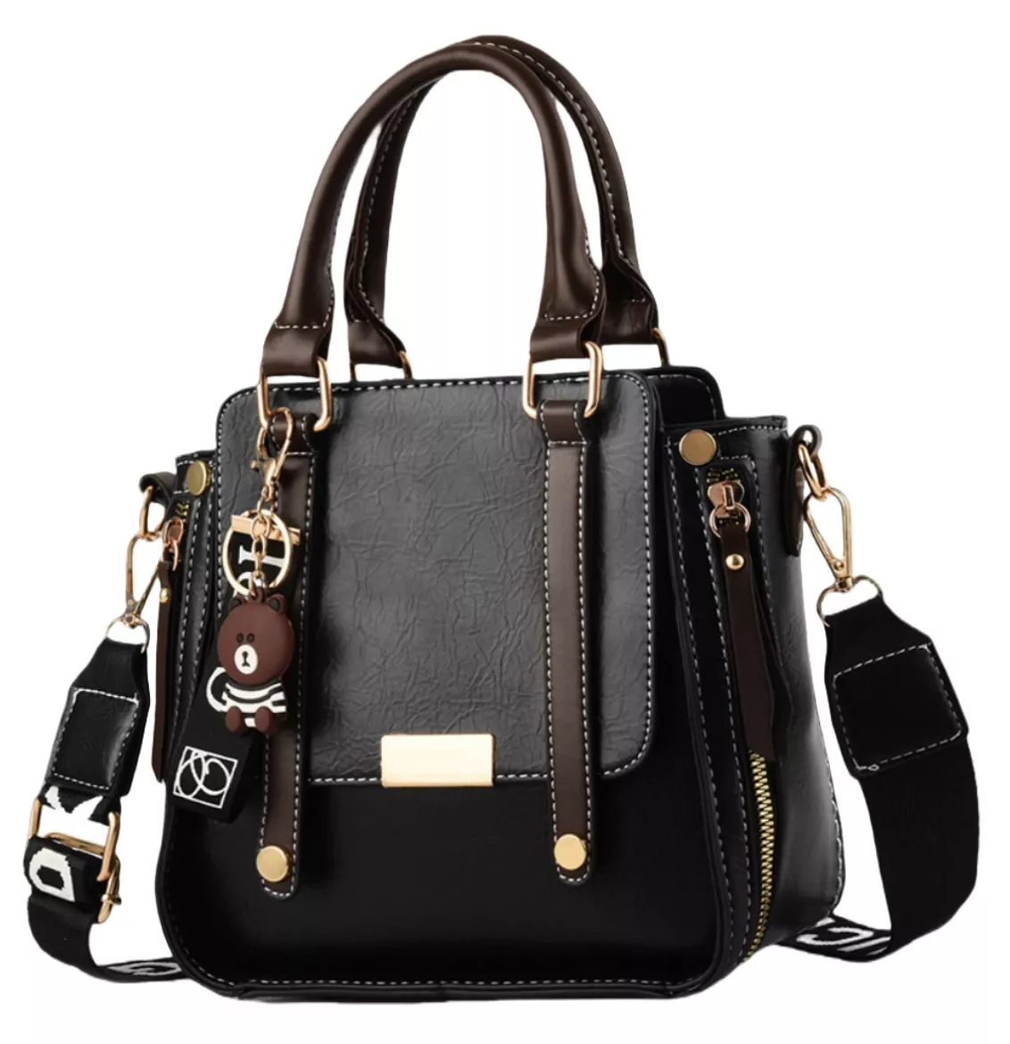 Foto 1 | Bolsa Bandolera Belug Negra