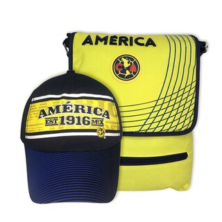 Foto 1 | Kit América Gorra Y Bandolera Mariconera Color Azul