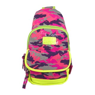 Foto 1 | Bolso Cruzado Golden Star Camuflaje EC-1783 Fucsia