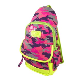Foto 3 | Bolso Cruzado Golden Star Camuflaje EC-1783 Fucsia