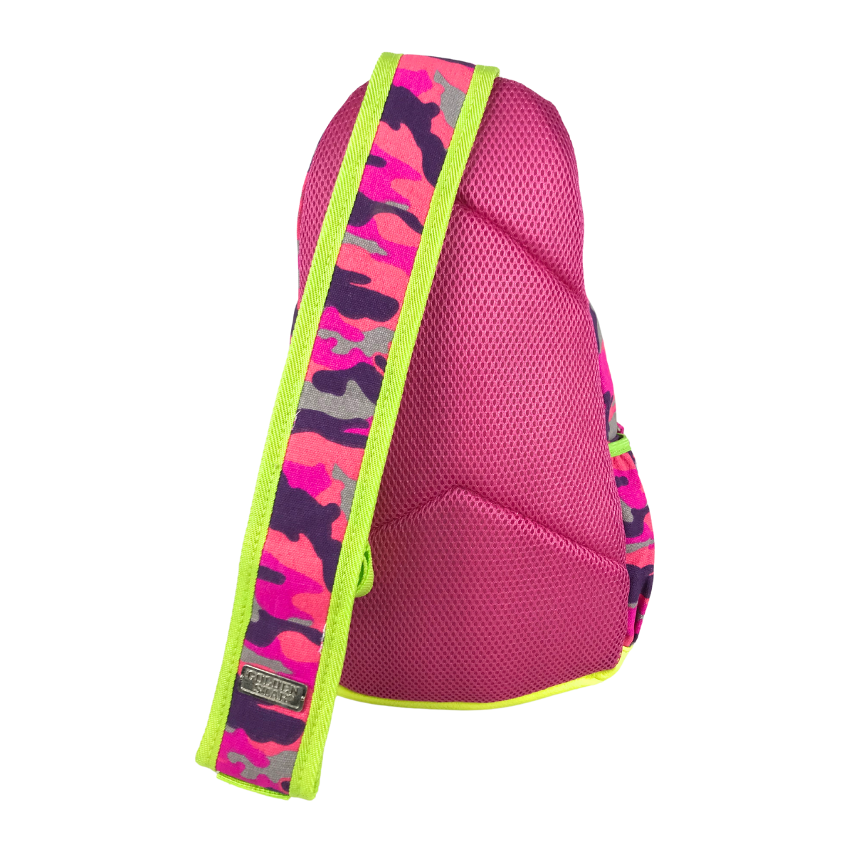 Foto 5 pulgar | Bolso Cruzado Golden Star Camuflaje EC-1783 Fucsia