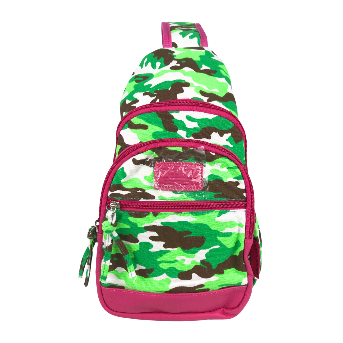 Foto 2 pulgar | Bolso Cruzado Golden Star Camuflaje Ec-1784 Verde