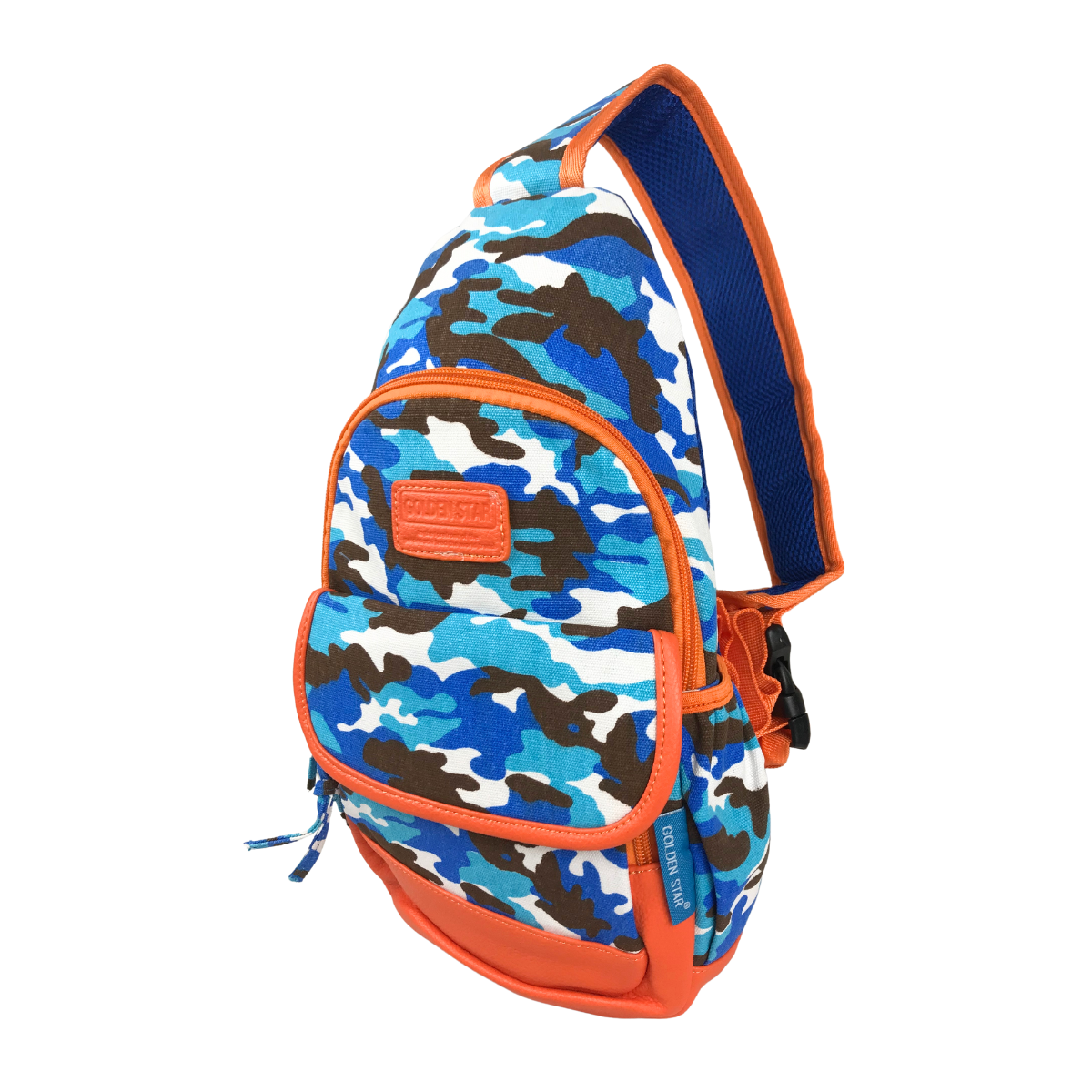 Foto 3 pulgar | Bolso Cruzado Golden Star Camuflaje EC-1783 Azul