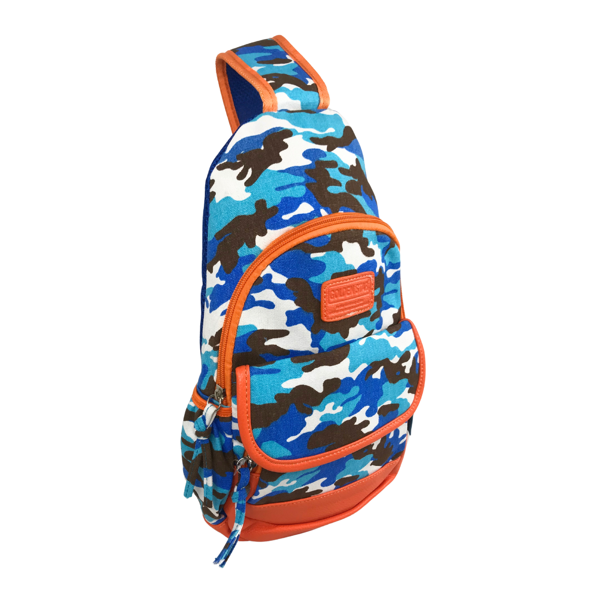 Foto 4 pulgar | Bolso Cruzado Golden Star Camuflaje EC-1783 Azul