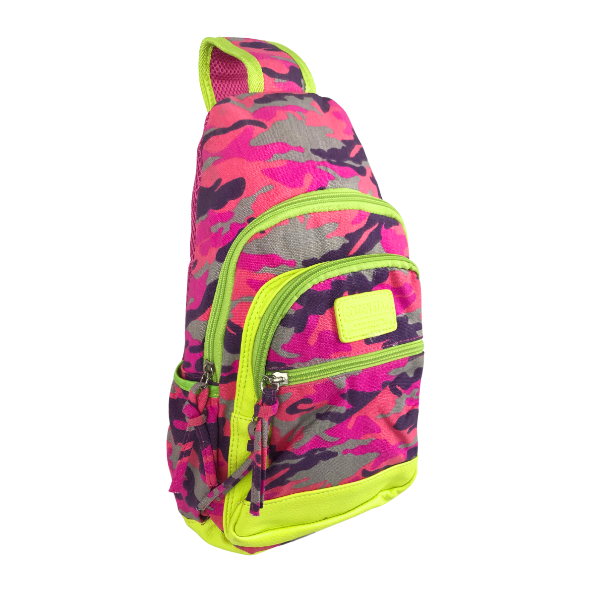 Foto 4 pulgar | Bolso Cruzado Golden Star Camuflaje Ec-1784 Fiusha