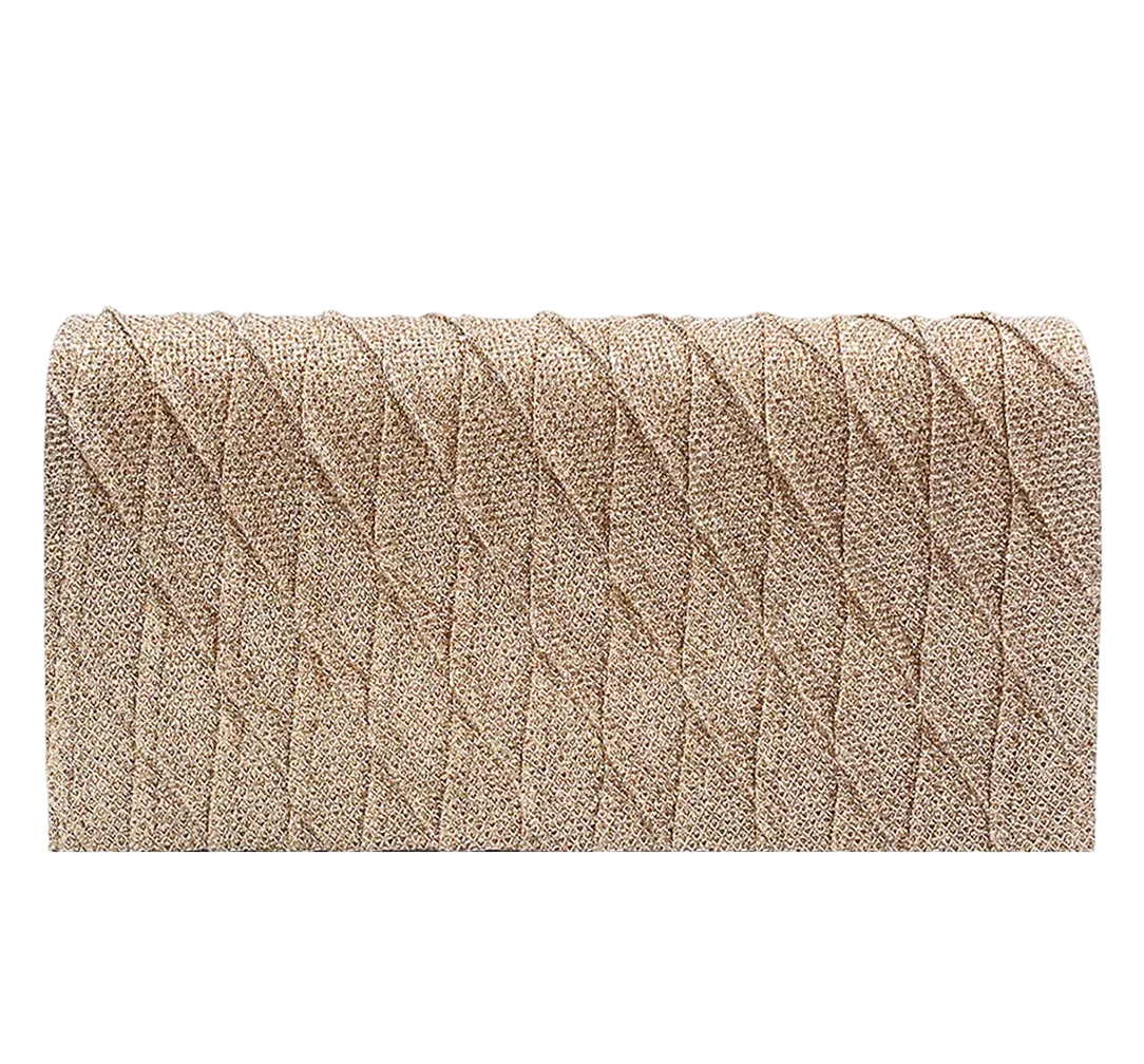 Foto 2 pulgar | Bolsa De Mano De Noche Para Fiesta Elegante Con Cadena Dorado
