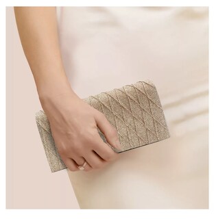 Foto 4 | Bolsa De Mano De Noche Para Fiesta Elegante Con Cadena Dorado