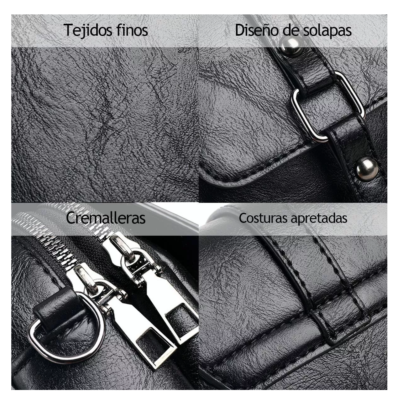 Foto 6 pulgar | Bolso Para Mujer Cartera Bandolera De Moda Para Celular Negro