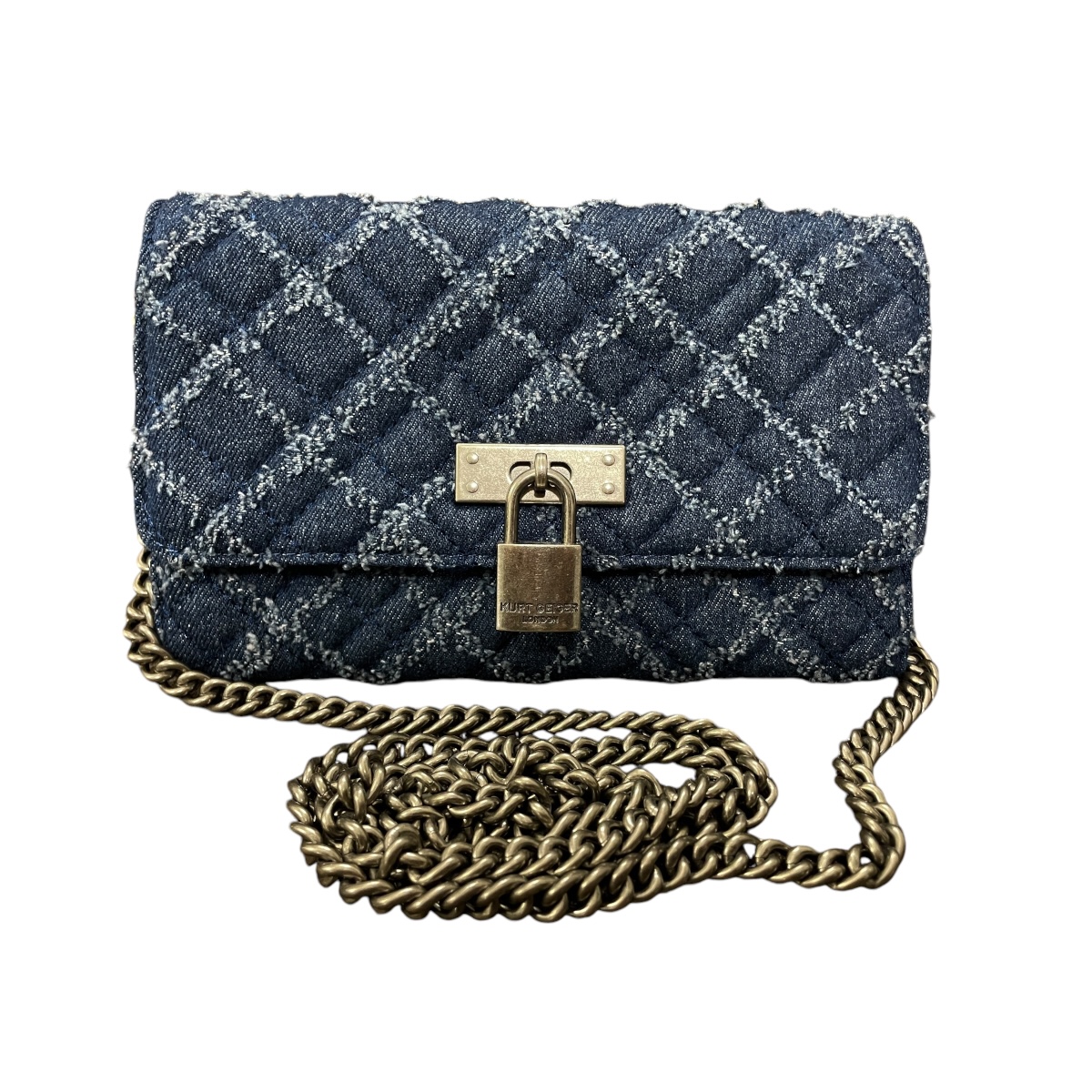 Foto 2 pulgar | Bolsa Crossbody Kurt Geiger London Mezclilla Con Cadena