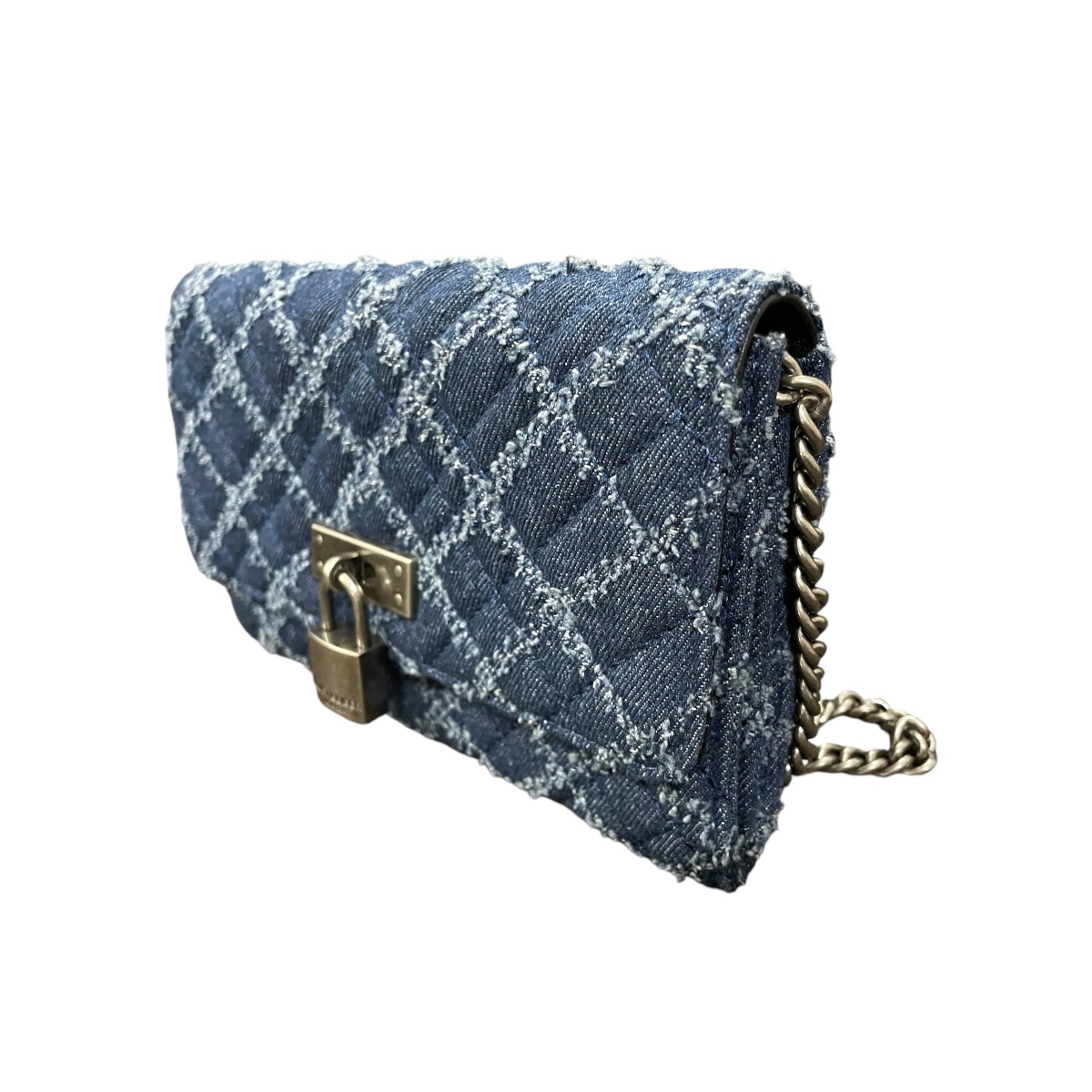 Foto 5 pulgar | Bolsa Crossbody Kurt Geiger London Mezclilla Con Cadena