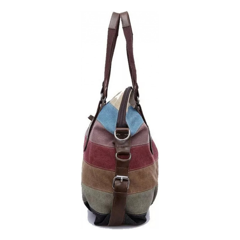 Foto 6 | Bolso Diagonal De Tela De Lona De Gran Capacidad Para Mujer - Venta Internacional.