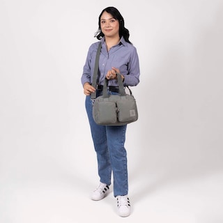 Foto 8 | Bolso De Mano Gris 1818 Zilp