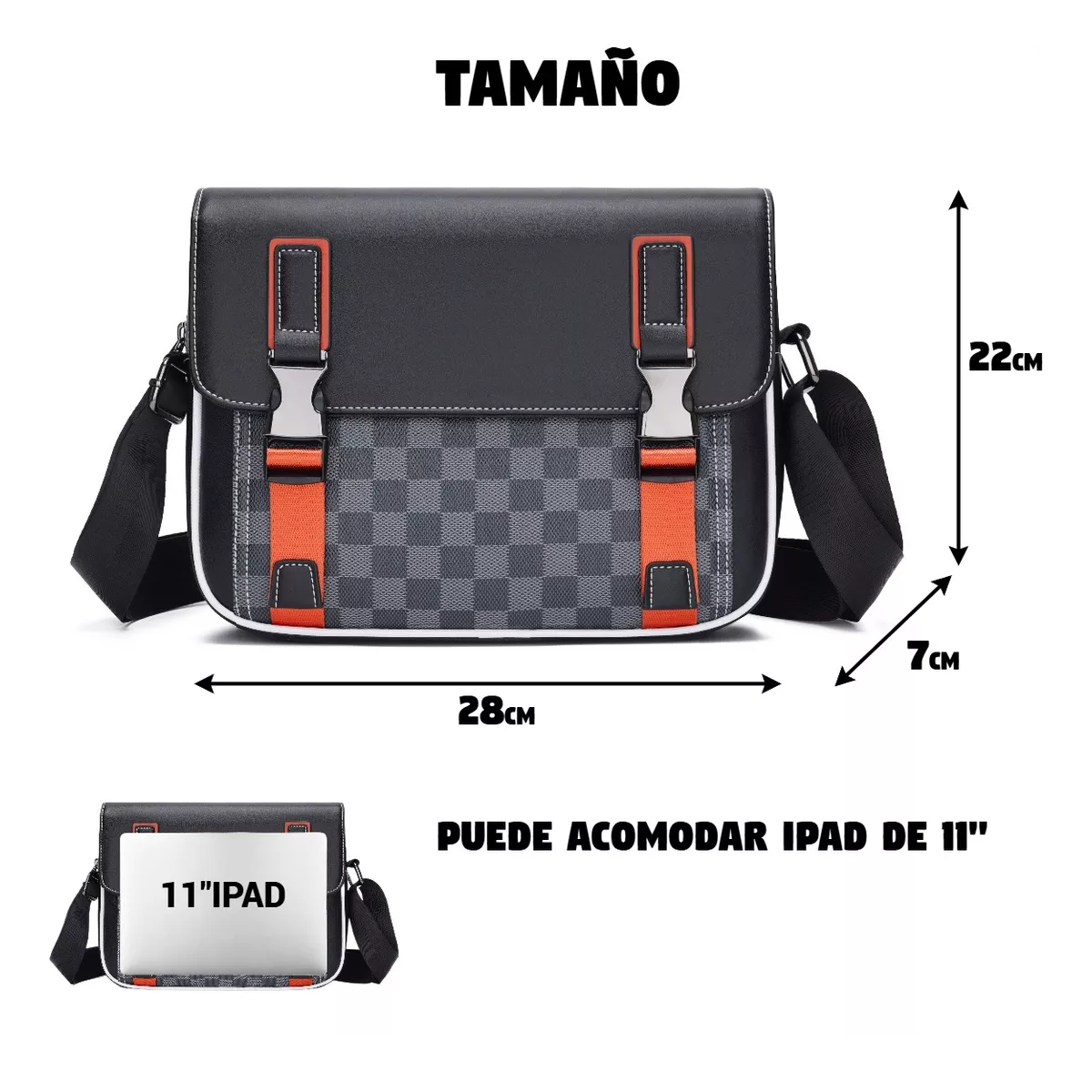 Foto 2 | Bolso Bandolera Gris