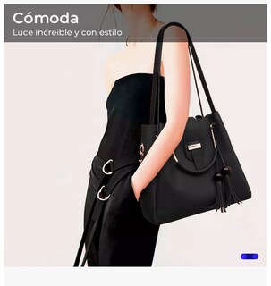 Foto 4 | Set de 3 Bolsas Wünd Negro